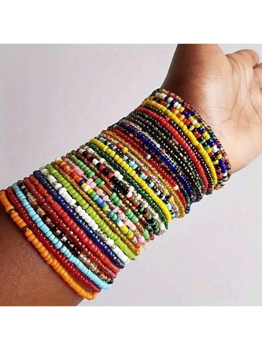 17pcs/Set Bohemian Vacation Co - Bead Bracelet Men recensie en prijs
