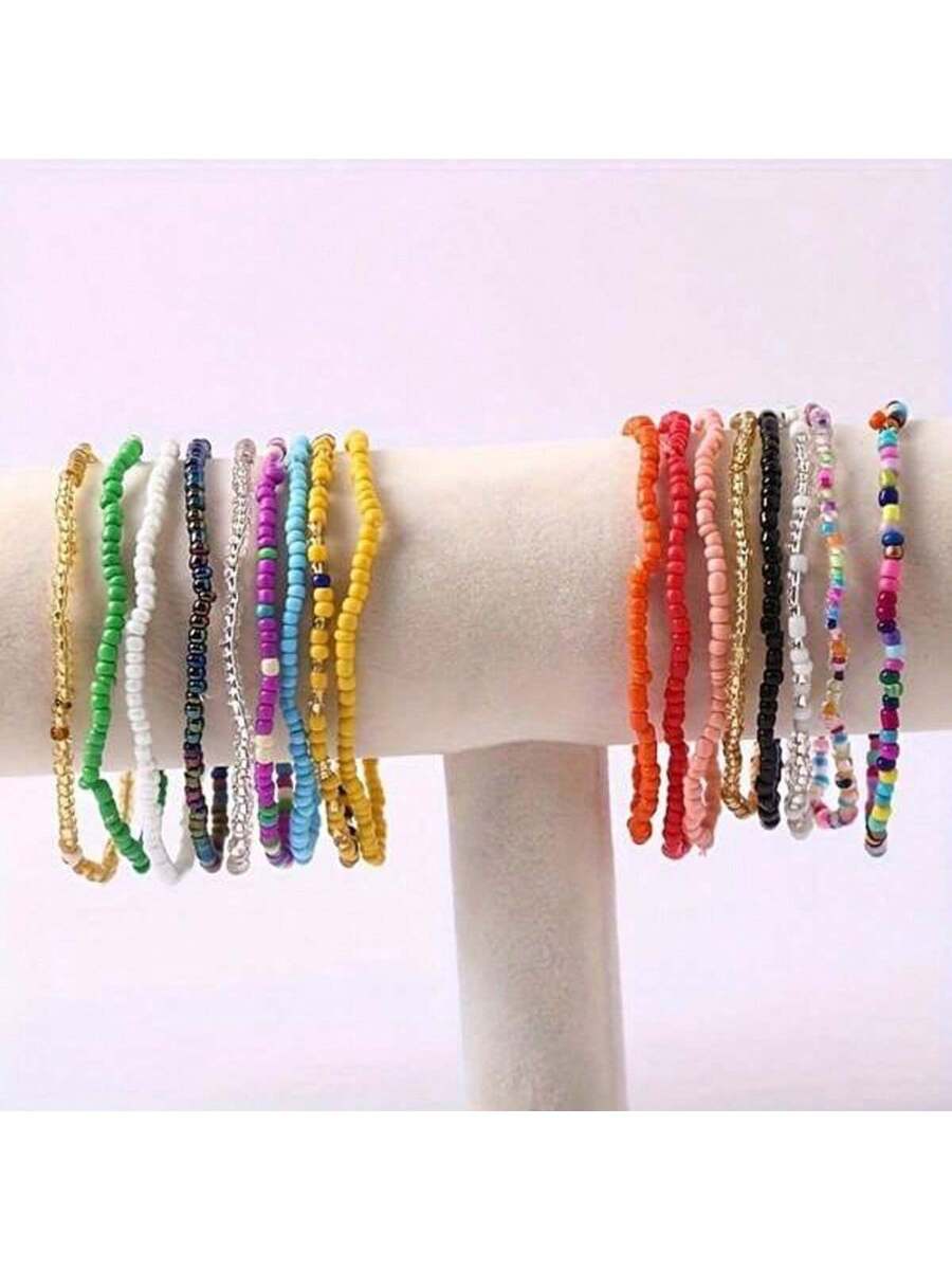 17pcs/Set Bohemian Vacation Co - Bead Bracelet Men recensie en prijs
