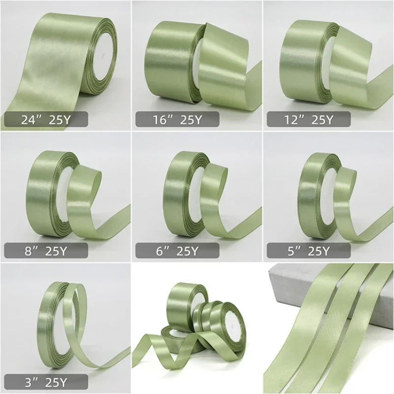 25yards Sage Green Ribbon Army - Men Accessories Bouquet recensie en prijs