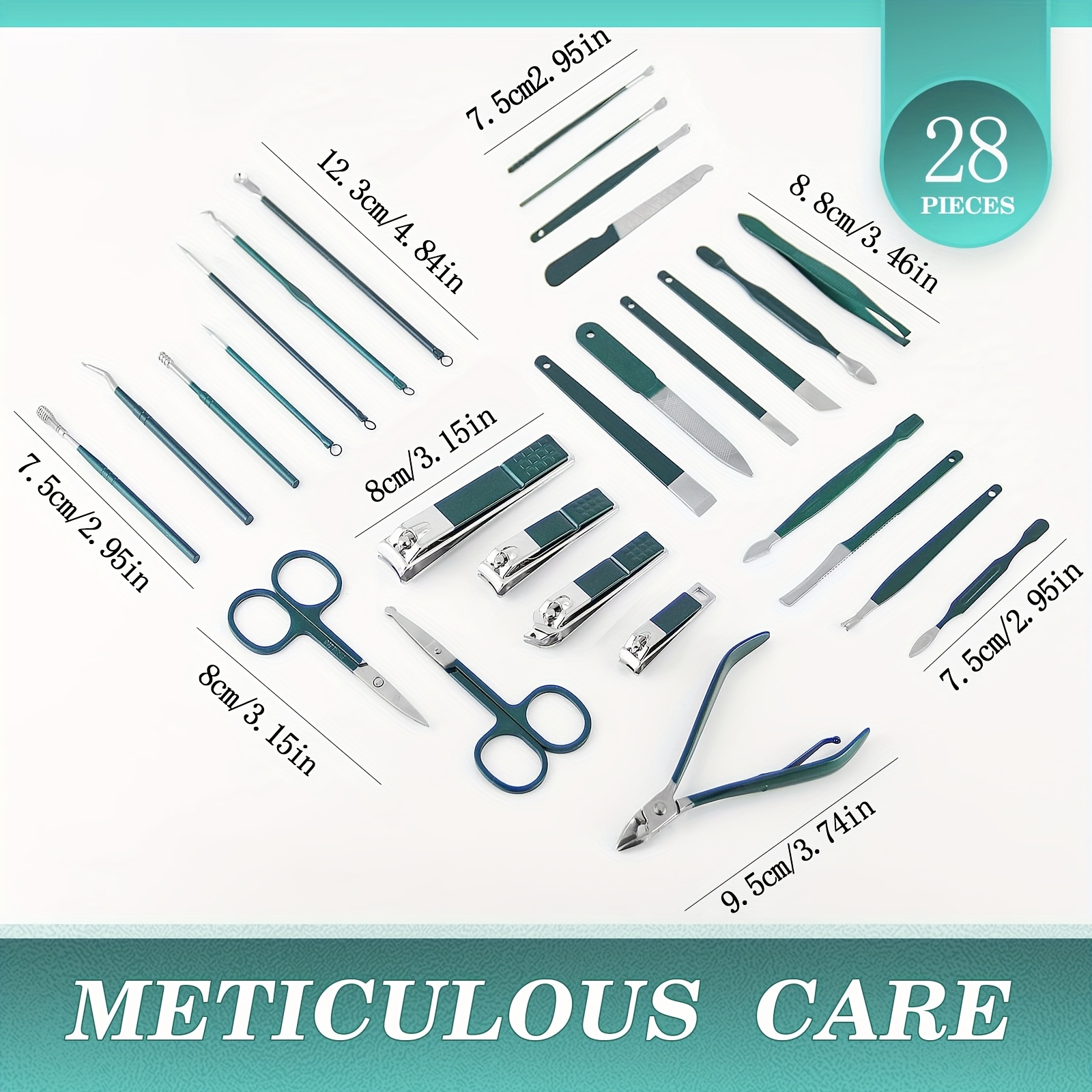 28pcs Manicure set Men Persona - Men Accessories Combo Set recensie en prijs