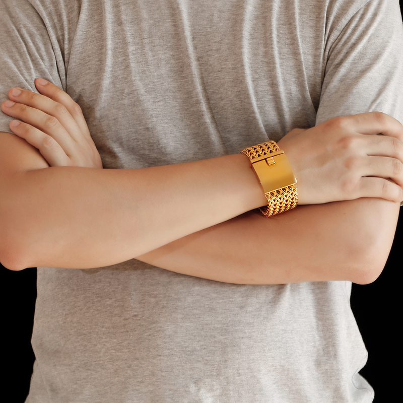 KALEN New Stainless Steel Link - Men Accessories In Dubai recensie en prijs
