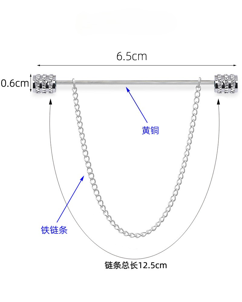 New Men's Brooch for Shirt Sta - Men Accessories Gift recensie en prijs
