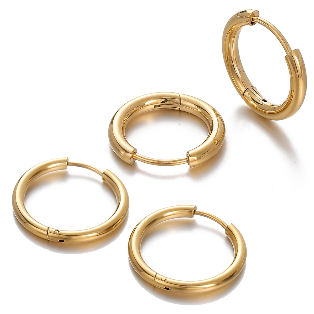 2 pcs 8/10/12/14/16/18mm Stain - Men Accessories Earrings recensie en prijs