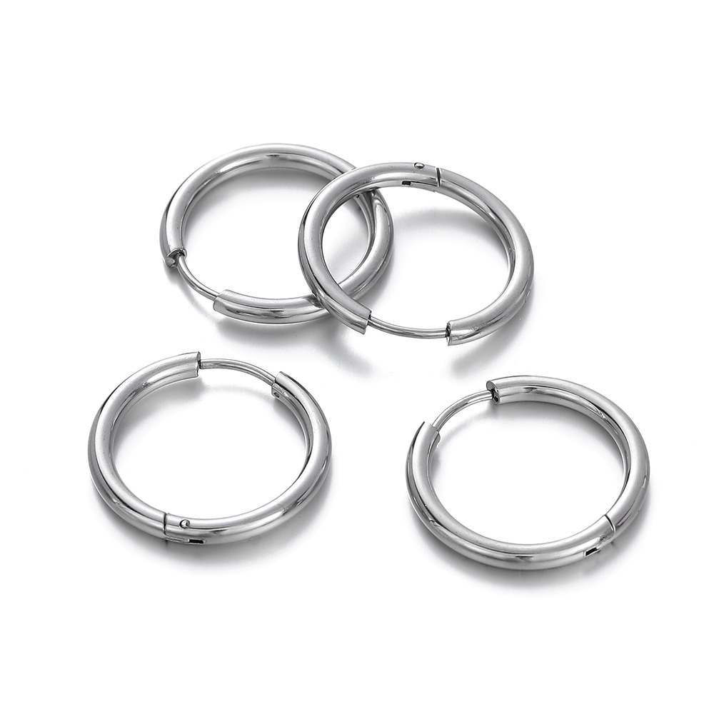 2 pcs 8/10/12/14/16/18mm Stain - Men Accessories Earrings recensie en prijs