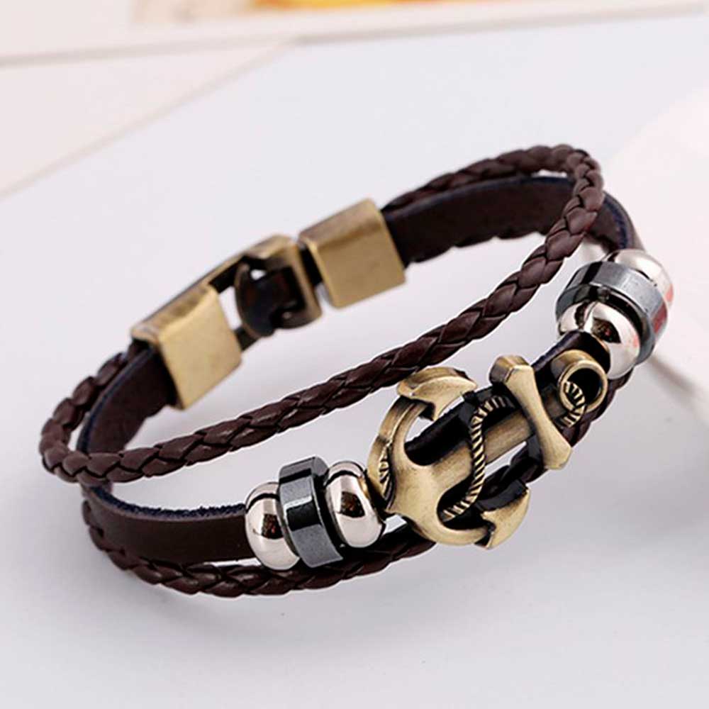 Multi Layered Vintage Leather  - Men Accessories Pk recensie en prijs