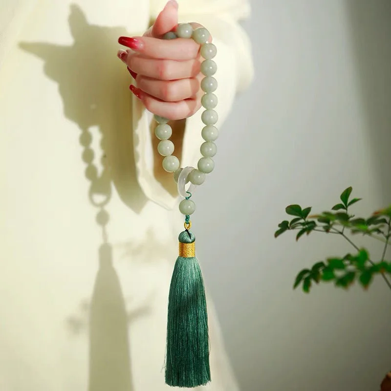 Green Jade Stone 12mm Beads Ta - Bead Bracelet Men recensie en prijs