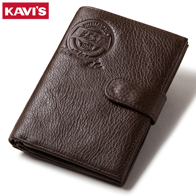KAVIS Genuine Leather Wallet M - Coin Holder Men recensie en prijs